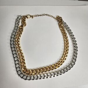 Gold & Silver Chain Necklace